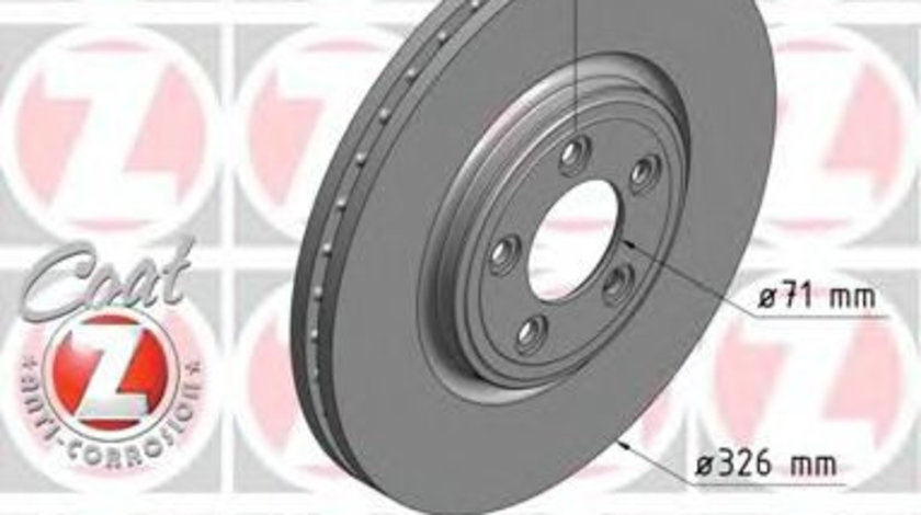 Disc frana JAGUAR S-TYPE (CCX) (1999 - 2009) ZIMMERMANN 290.2263.20 piesa NOUA