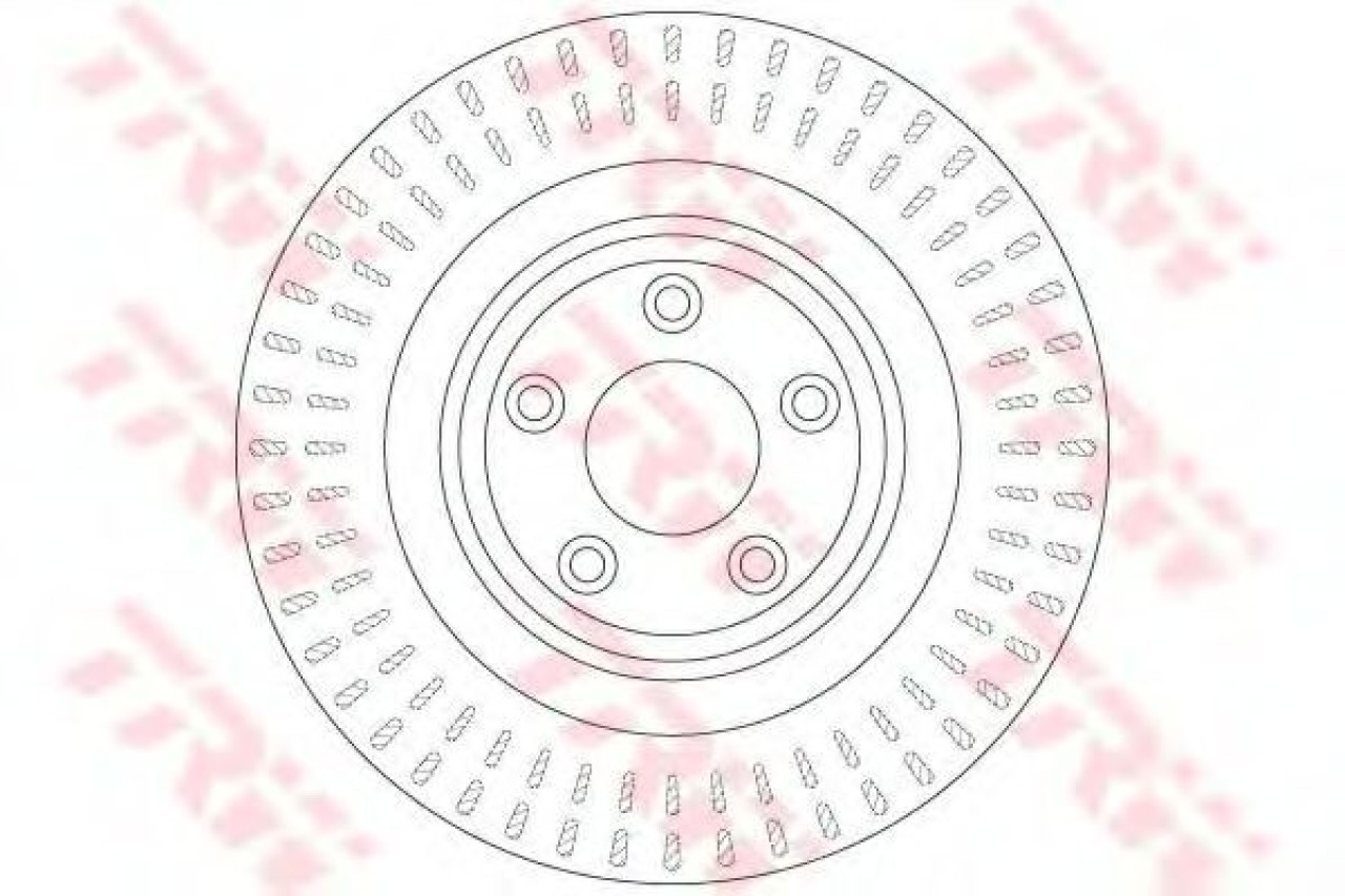 Disc frana JAGUAR XF (CC9) (2008 - 2015) TRW DF6295 piesa NOUA