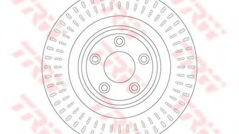 Disc frana JAGUAR XF SPORTBRAKE (CC9) (2012 - 2014) TRW DF6295 piesa NOUA