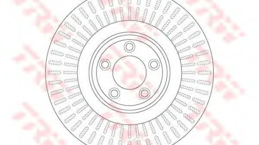 Disc frana JAGUAR XF SPORTBRAKE (CC9) (2012 - 2014) TRW DF6146S piesa NOUA