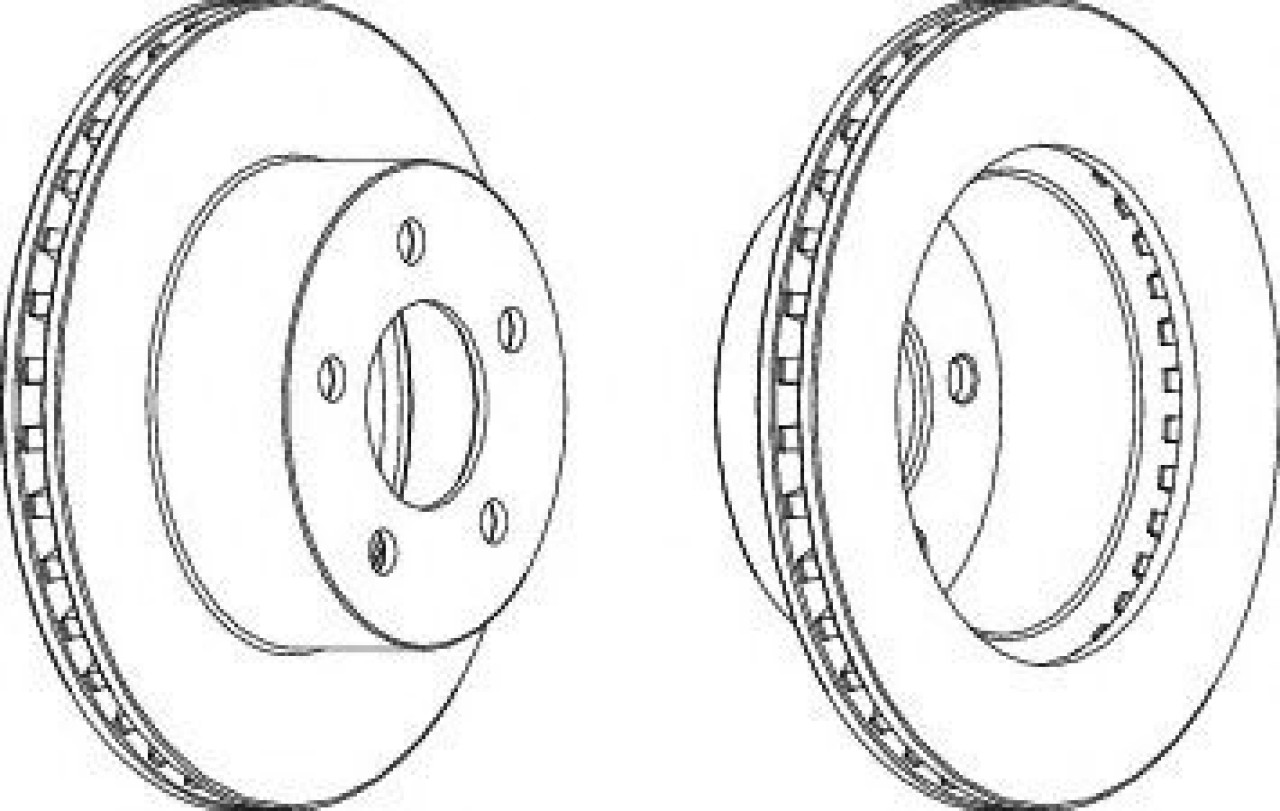 Disc frana JEEP CHEROKEE (XJ) (1983 - 2001) FERODO DDF1027 piesa NOUA