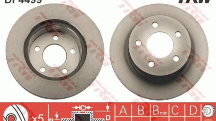 Disc frana Jeep COMANCHE (MJ) 1985-1996 #3 09742180