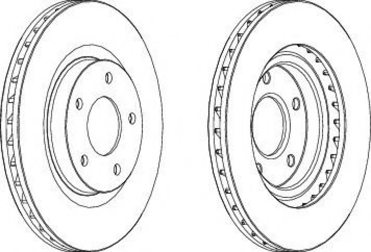 Disc frana JEEP COMPASS (MK49) (2006 - 2016) FERODO DDF1624C piesa NOUA