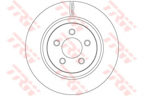 Disc frana JEEP COMPASS (MK49) (2006 - 2016) TRW DF6263 piesa NOUA