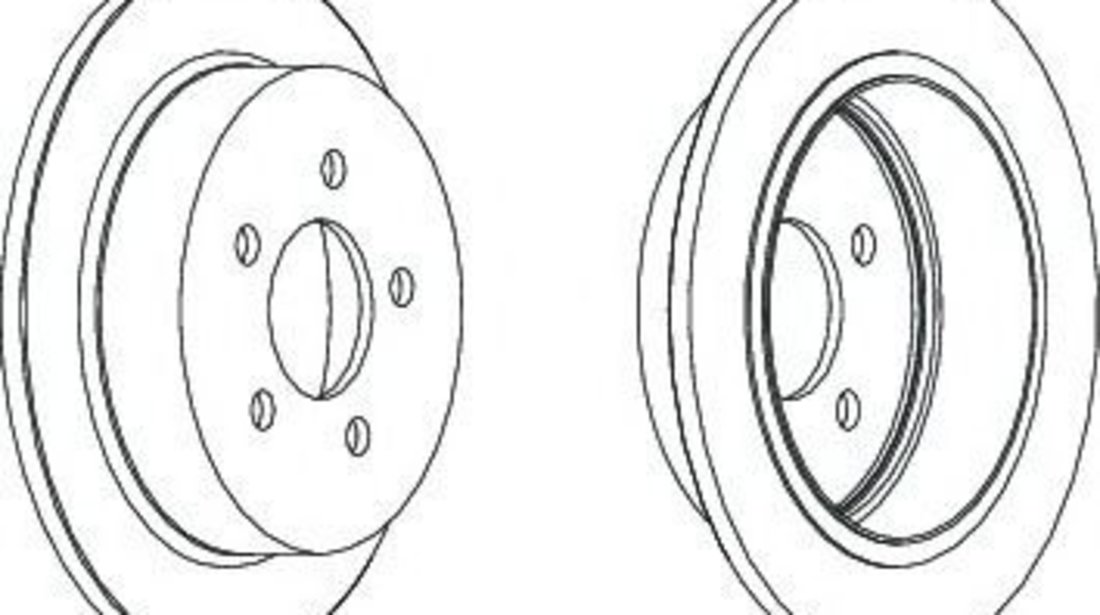 Disc frana JEEP GRAND CHEROKEE I (ZJ) (1991 - 1999) FERODO DDF1186 piesa NOUA