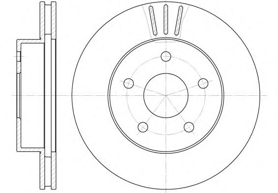 Disc frana JEEP GRAND CHEROKEE II (WJ, WG) (1998 - 2005) REMSA 6626.10 piesa NOUA