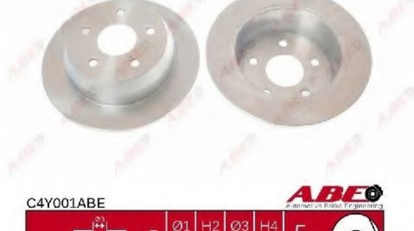 Disc frana JEEP GRAND CHEROKEE II (WJ, WG) (1998 - 2005) ABE C4Y001ABE piesa NOUA