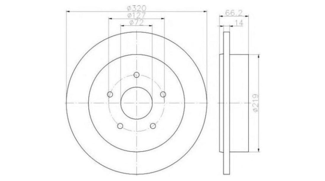 Disc frana Jeep GRAND CHEROKEE III (WH, WK) 2005-2010 #2 08A86311