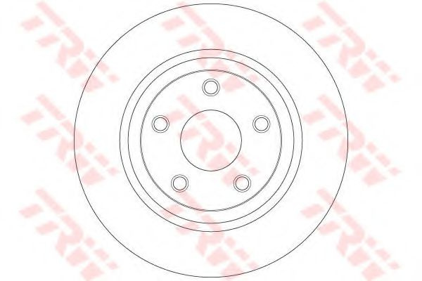 Disc frana JEEP GRAND CHEROKEE IV (WK, WK2) (2010 - 2016) TRW DF6492 piesa NOUA