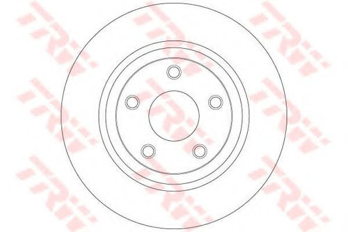 Disc frana JEEP GRAND CHEROKEE IV (WK, WK2) (2010 - 2016) TRW DF6492 piesa NOUA