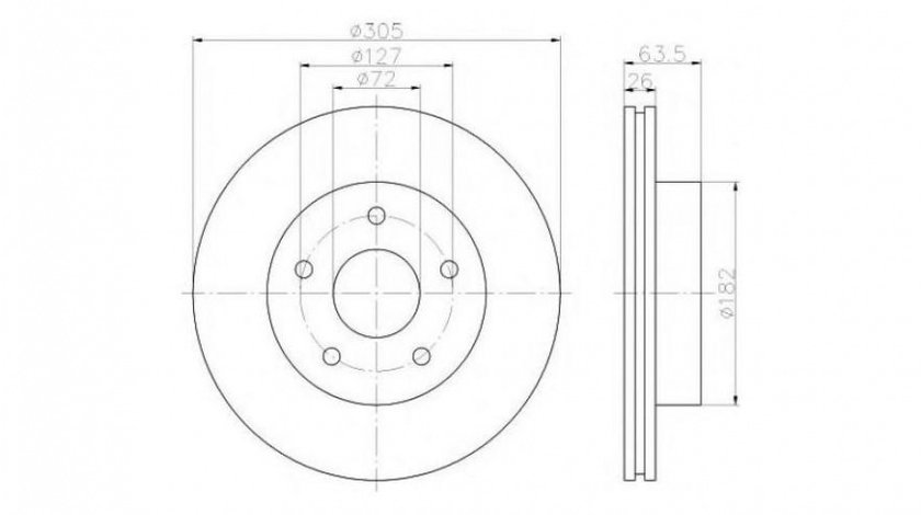 Disc frana Jeep GRAND CHEROKEE Mk II (WJ, WG) 1998-2005 #2 0986478772