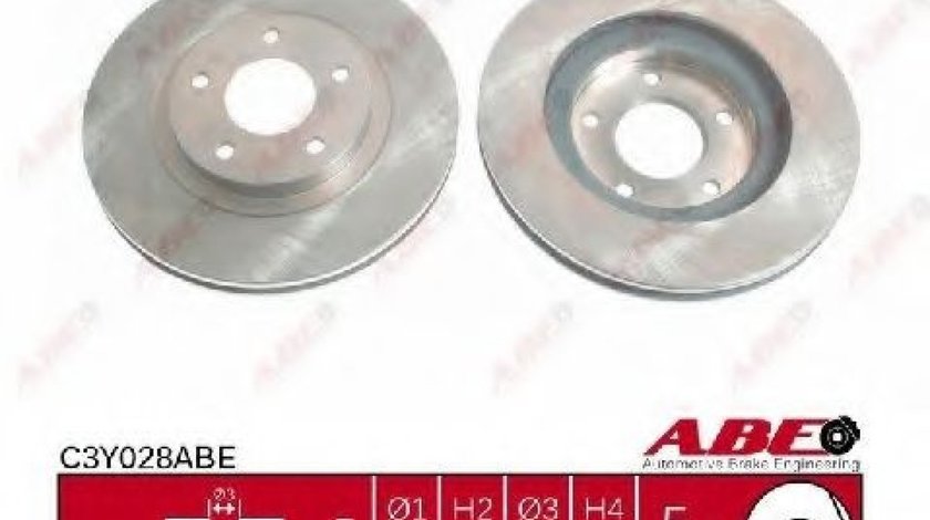 Disc frana JEEP PATRIOT (MK74) (2007 - 2016) ABE C3Y028ABE piesa NOUA