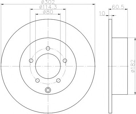 Disc frana JEEP PATRIOT (MK74) (2007 - 2016) TEXTAR 92177303 piesa NOUA