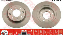 Disc frana KIA CARENS II (FJ) (2002 - 2006) TRW DF...