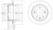 Disc frana KIA CEED SW (ED) (2007 - 2012) DELPHI B...