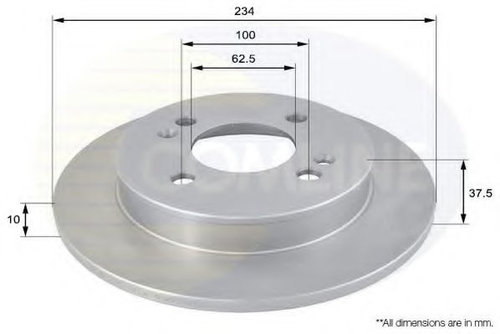 Disc frana KIA PICANTO (BA) (2004 - 2011) COMLINE ADC1056 piesa NOUA