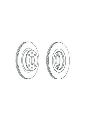 Disc frana KIA PICANTO (BA) (2004 - 2011) FERODO DDF1792C piesa NOUA