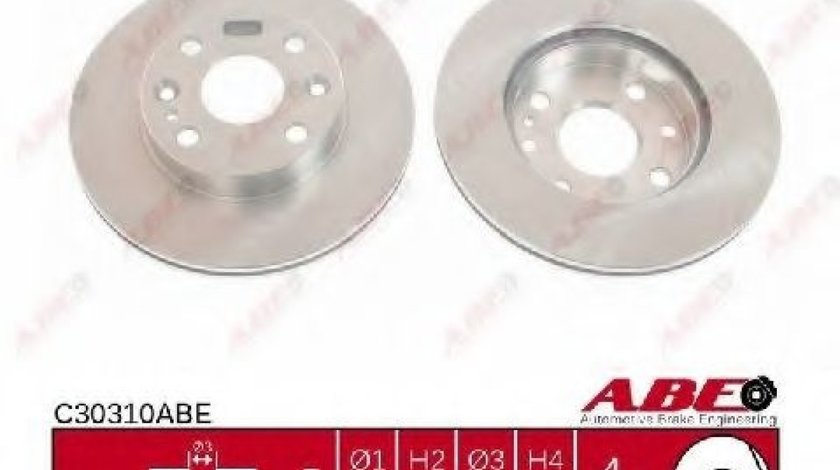 Disc frana KIA RIO combi (DC) (2000 - 2005) ABE C30310ABE piesa NOUA