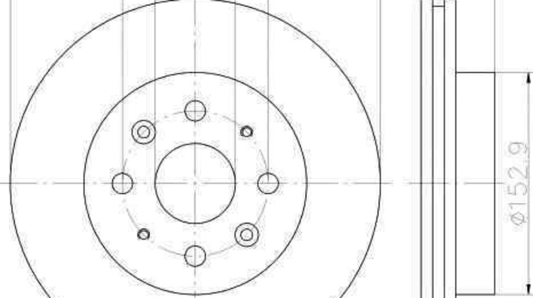 Disc frana KIA RIO combi (DC) TEXTAR 92147000