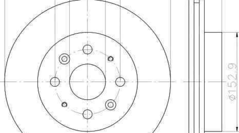 Disc frana KIA RIO combi (DC) TEXTAR 92147000