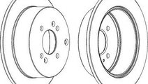 Disc frana KIA RIO II (JB) (2005 - 2016) FERODO DD...