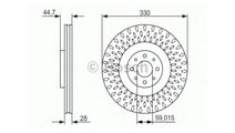 Disc frana Lancia DELTA III (844) 2008-2016 #2 098...