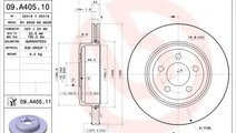 Disc frana LANCIA THEMA (LX) (2011 - 2016) BREMBO ...