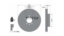 Disc frana Land Rover DISCOVERY III (TAA) 2004-200...