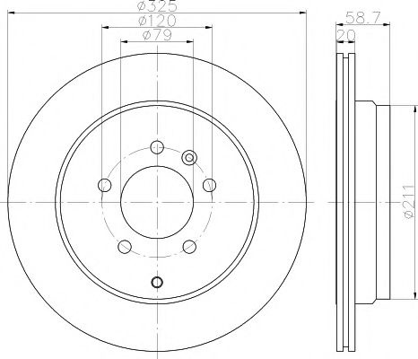 Disc frana LAND ROVER DISCOVERY IV (LA) (2009 - 2016) TEXTAR 92147603 piesa NOUA