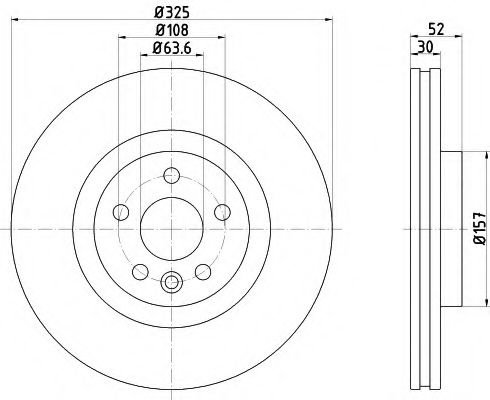 Disc frana LAND ROVER DISCOVERY SPORT (LC) (2014 - 2016) TEXTAR 92278603 piesa NOUA