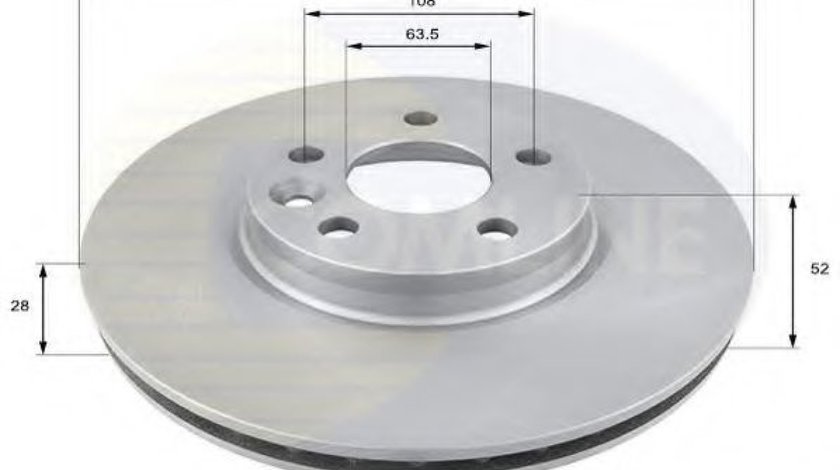 Disc frana LAND ROVER FREELANDER 2 (LF, FA) (2006 - 2014) COMLINE ADC1237V piesa NOUA