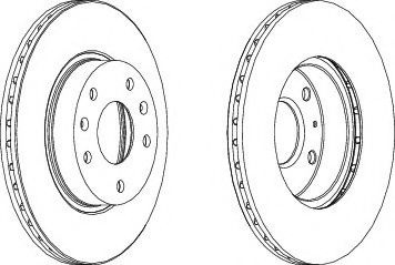 Disc frana LAND ROVER FREELANDER (LN) (1998 - 2006) FERODO DDF1151 piesa NOUA