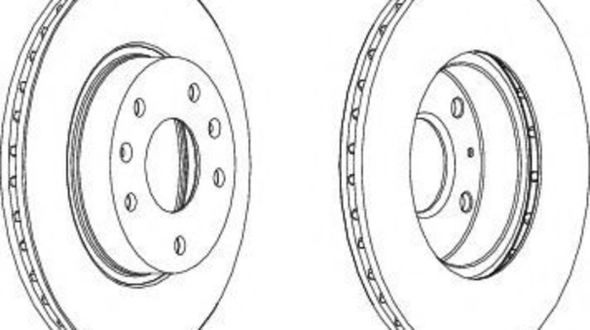 Disc frana LAND ROVER FREELANDER Soft Top (LN) (1998 - 2006) FERODO DDF1151 piesa NOUA