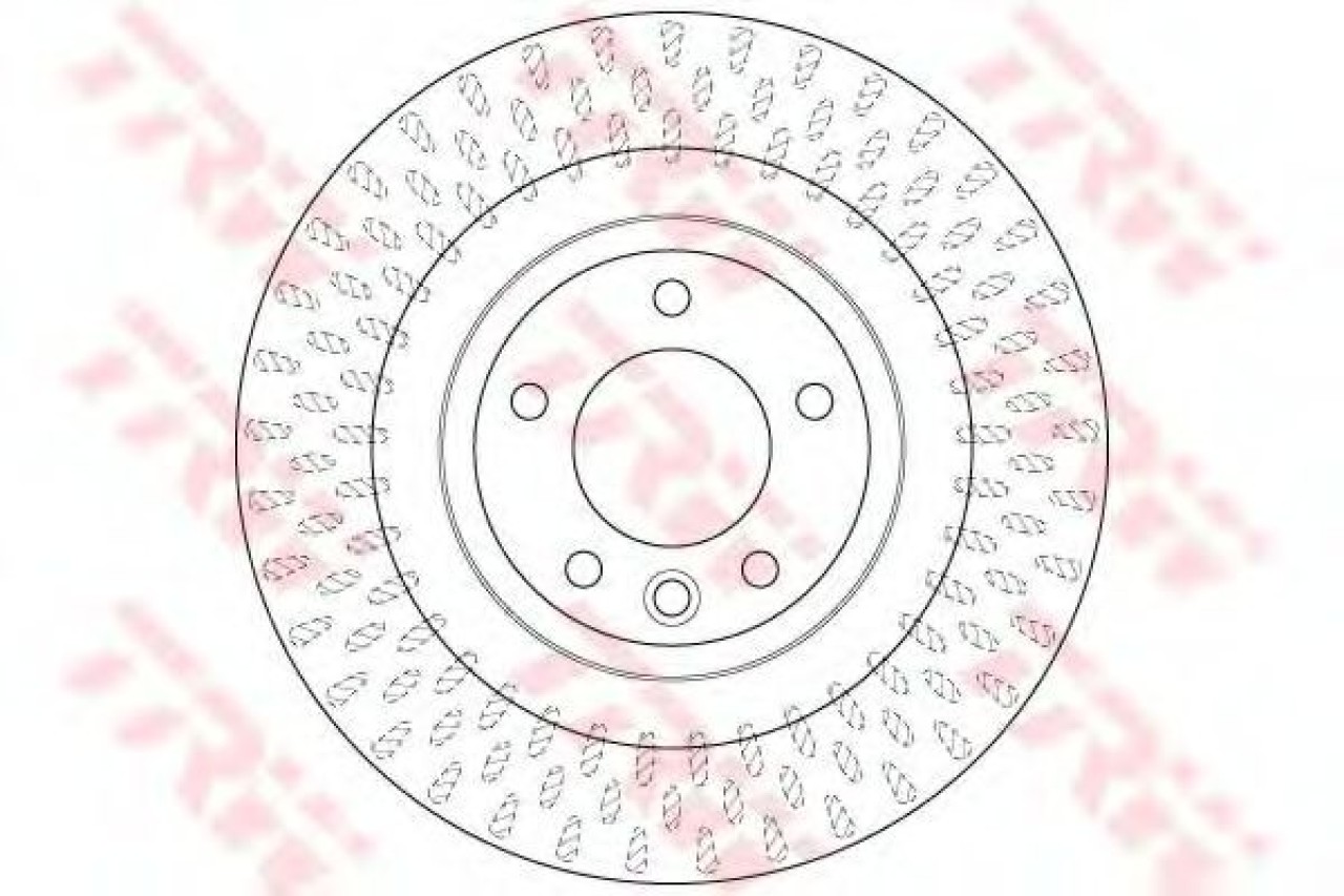 Disc frana LAND ROVER RANGE ROVER SPORT (LW) (2013 - 2016) TRW DF6528S piesa NOUA
