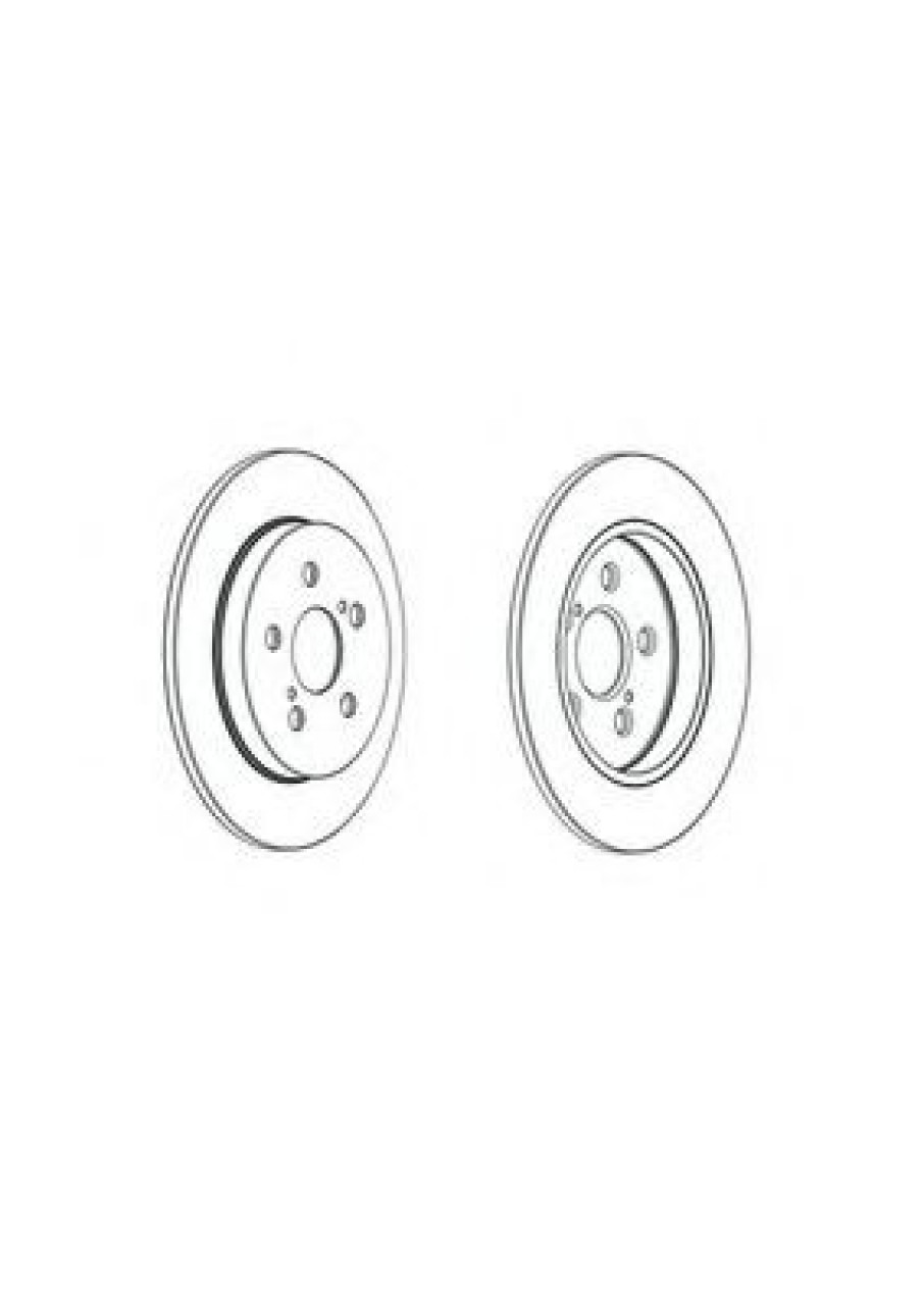 Disc frana LEXUS CT (ZWA1) (2010 - 2016) FERODO DDF1875C piesa NOUA