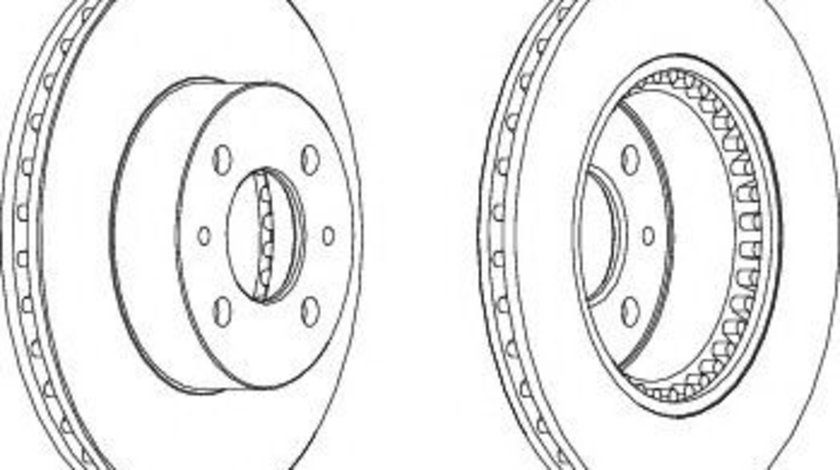 Disc frana LEXUS GS (GRL1, GWL1) (2011 - 2016) FERODO DDF1006 piesa NOUA