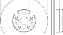 Disc frana LEXUS LS (UVF4, USF4) (2006 - 2016) TEX...