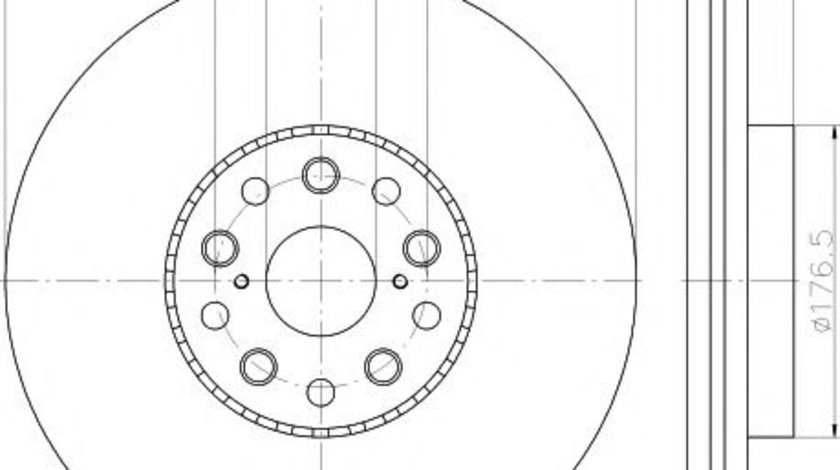 Disc frana LEXUS LS (UVF4, USF4) (2006 - 2016) TEXTAR 92224303 piesa NOUA