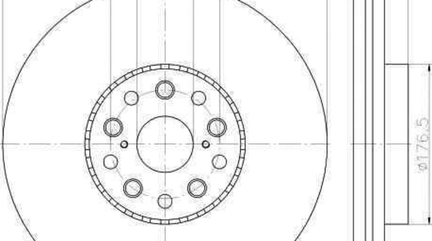 Disc frana LEXUS LS (UVF4_, USF4_) TEXTAR 92224303