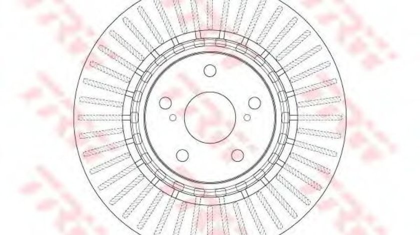 Disc frana LEXUS RX (GGL1, GYL1, AGL1) (2008 - 2015) TRW DF6265 piesa NOUA