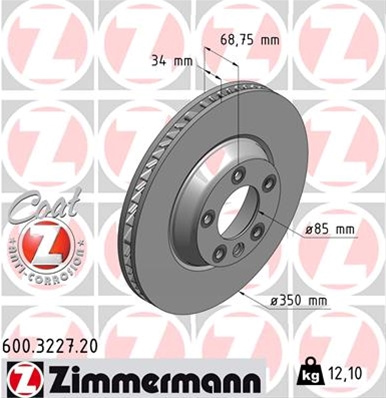 Disc Frana Livrabil 1 Buc Pret/buc Zimmermann Vag 600.3227.20