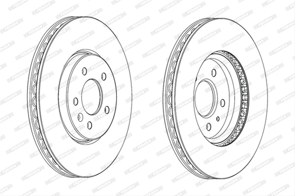 Disc Frana Livrabil Numai Pereche Pret/buc Ferodo Opel DDF2191C-1