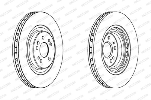 Disc Frana Livrabil Numai Pereche Pret/buc Ferodo Mercedes-Benz DDF1085C-1