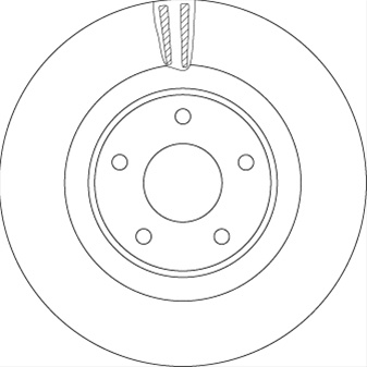 Disc Frana (livrabil Numai Pereche) Trw Infiniti DF6496S
