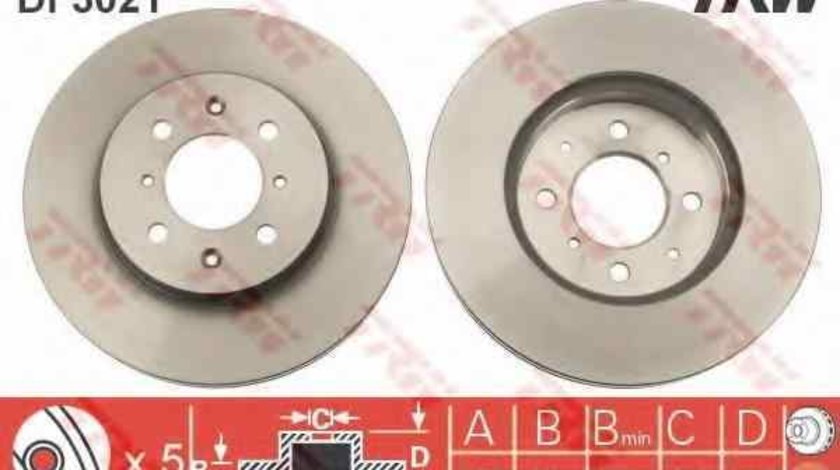 Disc frana LOTUS ELISE TRW DF3021