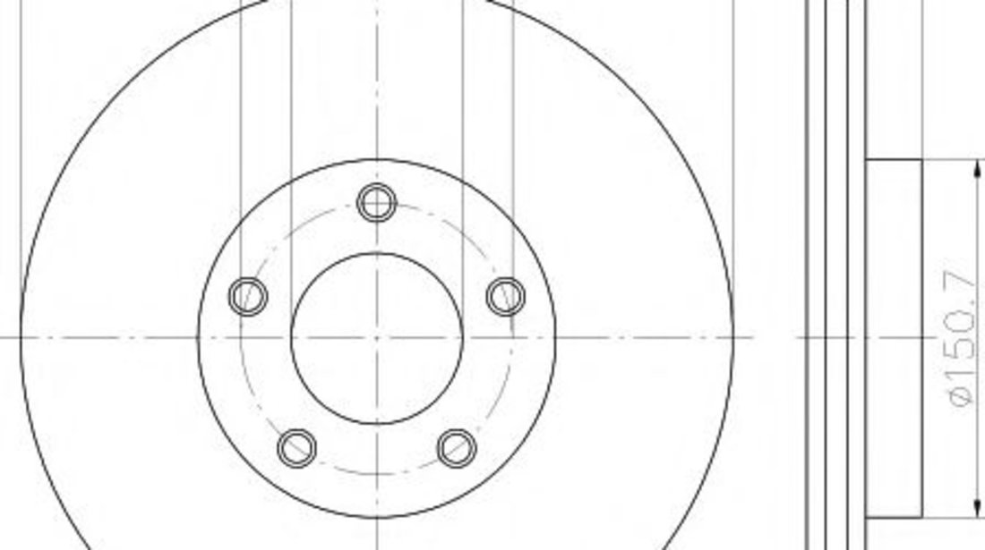 Disc frana MAZDA 3 (BK) (2003 - 2009) TEXTAR 92130403 piesa NOUA