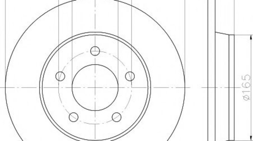 Disc frana MAZDA 3 (BK) (2003 - 2009) TEXTAR 92130600 piesa NOUA