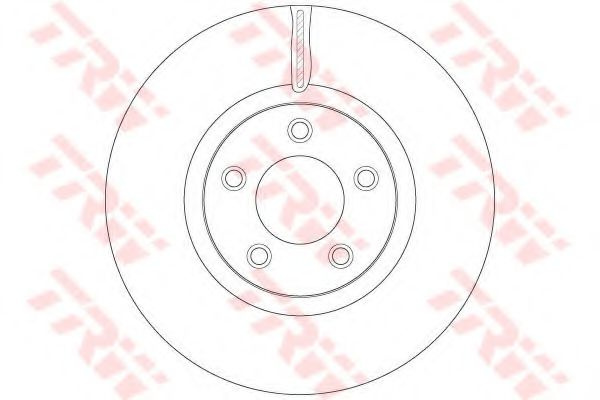Disc frana MAZDA 3 (BK) (2003 - 2009) TRW DF6490S piesa NOUA