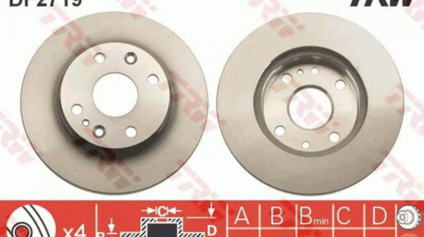 Disc frana Mazda 323 S Mk IV (BG) 1989-1994 #2 09586910