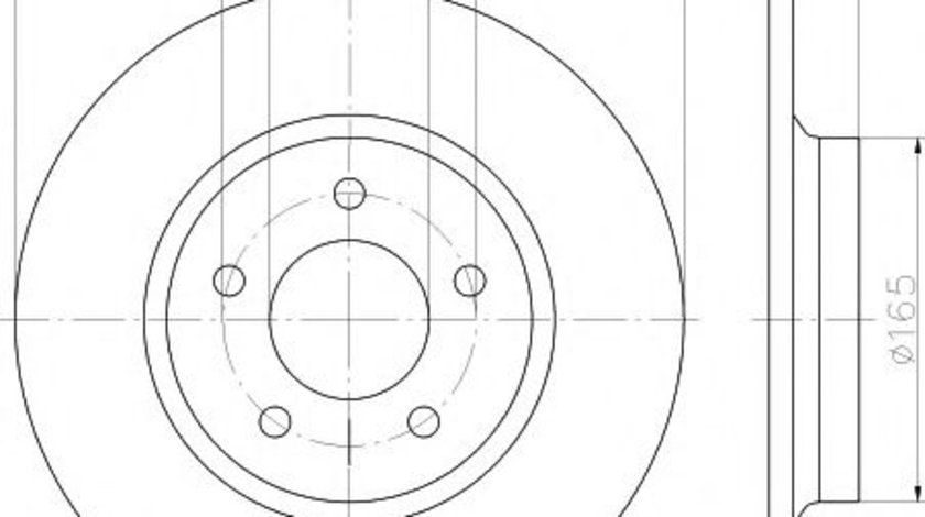 Disc frana MAZDA 5 (CR19) (2005 - 2016) TEXTAR 92148200 piesa NOUA